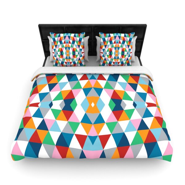 KESS InHouse "Geometric" Woven Comforter Duvet Cover | Wayfair